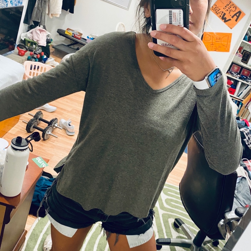 Dark green long sleeve